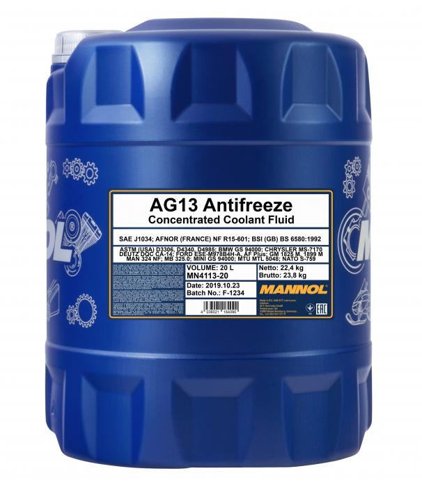 ANTICONGELANTE (AG13) HIGHTEC (AZUL) 20L