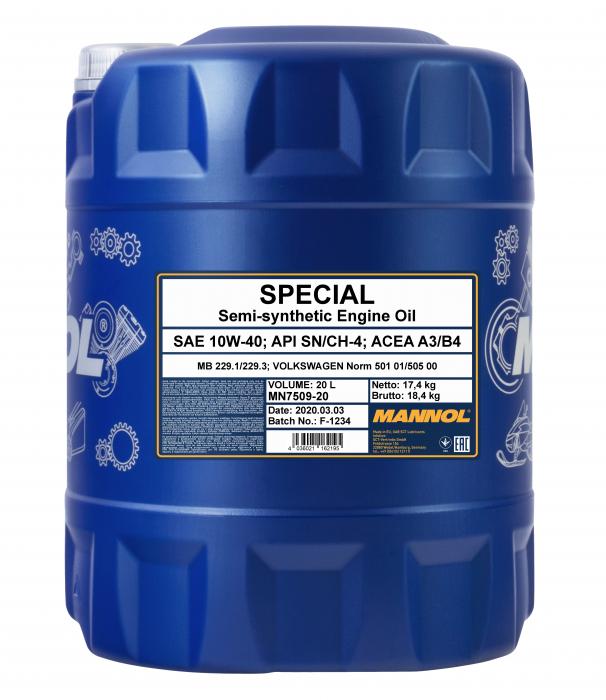 MANNOL SPECIAL 10W40 20L